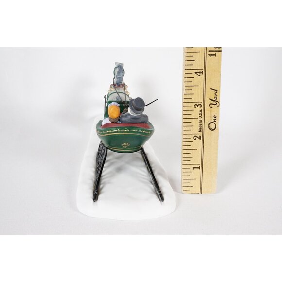 Department 56 Heritage Village Collection Dashing Through the Snow #58203 w/Box - Picture 4 of 9